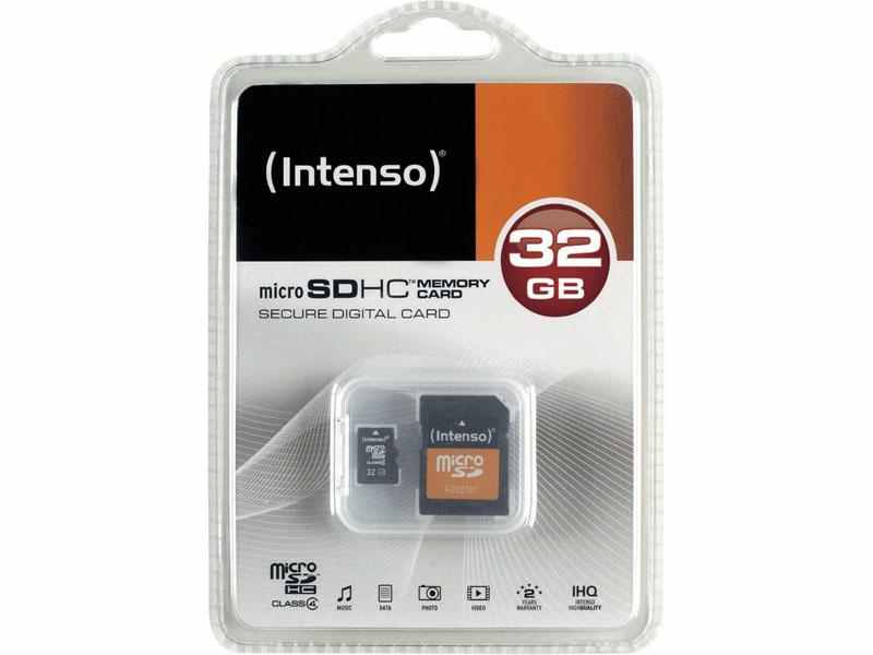 Intenso Micro Sd 32gb  Adaptador Cl4